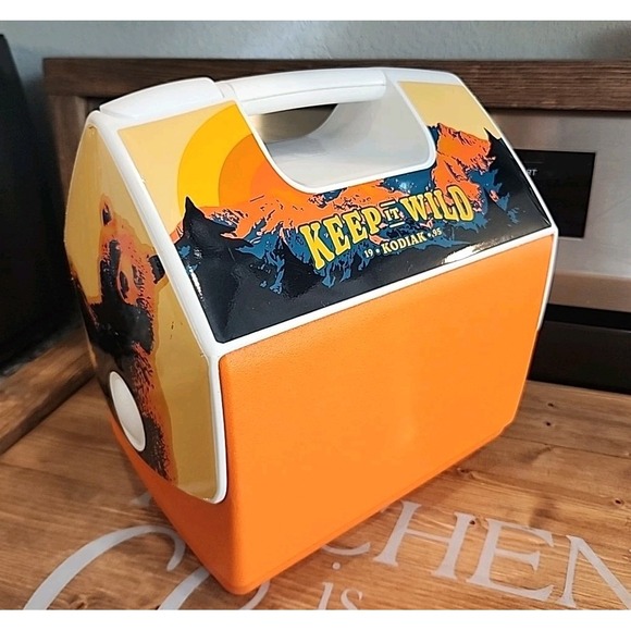 chewing tobacco cooler Vintage Kodiak Chewing‎ Tobacco Advertising Soda/Beer/Lunchbox Cooler 1995  Igloo